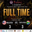 Malaysia raih satu mata berharga