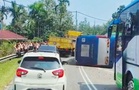 Sembilan cedera, bas membawa 36 pelajar, guru kemalangan di Jalan Kota Belud-Kundasang