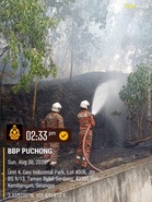 Lima hektar hutan bukit terbakar di Taman Bukit Serdang