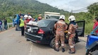 Empat maut, kereta bertembung lori di Telupid