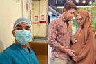 Amyra Rosli bakal bersalin, Amar Baharin mohon doa