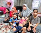 Wanita tabah besarkan lima anak selepas kematian suami