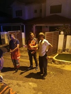 Rumah Hanif Khatri terbakar