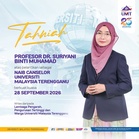 PERENTAS sifatkan pelantikan Prof. Suriyani Naib Canselor UMT selari dengan hala tuju universiti