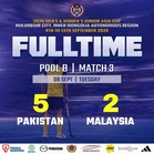 Pakistan benam Malaysia 5-2