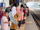 Keretapi Sarong kali pertama ‘sampai’ Perlis