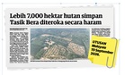 Operasi penguatkuasaan bukan tumpu Orang Asli