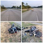 Suami, isteri maut motosikal rempuh belakang lori di Persiaran Timur