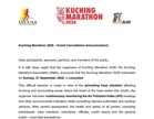 Kuching Marathon 2026 batal, ribuan peserta hampa