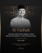 Agong, Raja Permaisuri zahir takziah kemangkatan Tengku Baderul Zaman