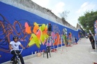 Seni grafiti indahkan tembok penjara