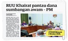 RUU Khairat perlu disegerakan,  jamin ketelusan urusan dana awam