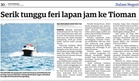 Kelemahan pengurusan punca isu feri Pulau Tioman