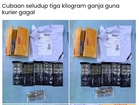 Rampasan ganja di premis kurier, PGA tahan dua lelaki