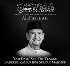 Adinda Sultan Terengganu mangkat 