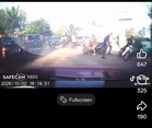Polis kesan lelaki tendang penunggang motosikal di Pantai Sri Tujuh