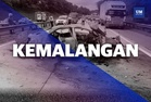 Treler kemalangan akibat tumpahan minyak