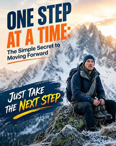 One Step At A Time: The Simple Secret to Moving Forward