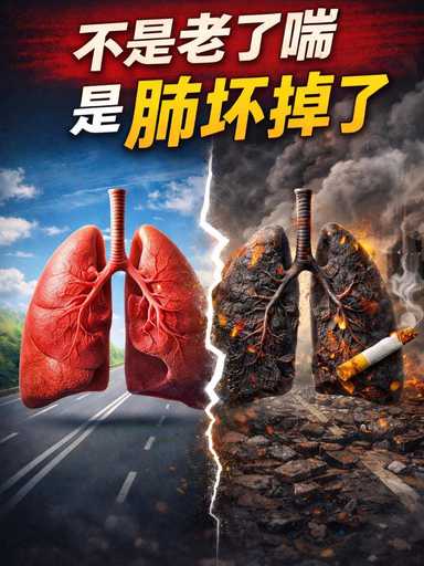 很多老人家不是老了喘，是肺已经慢慢坏了