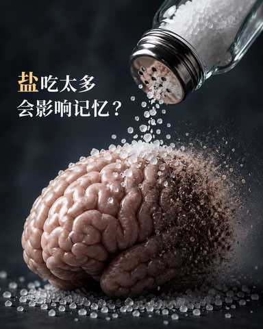 盐吃太多会影响记忆？
