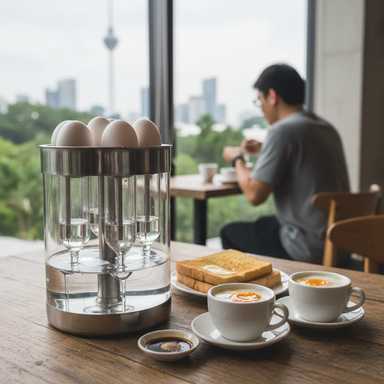 #EiTahuTak | Malaysian invented the half-boiled egg boiler