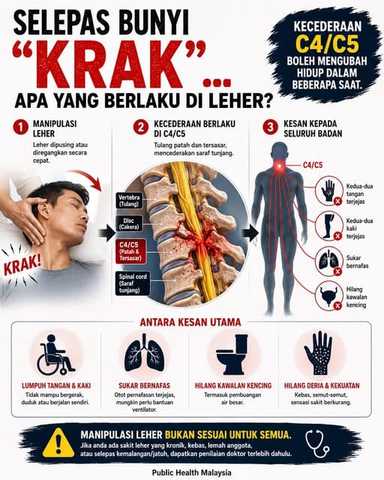 Selepas Bunyi "Krak" Apa Yang Berlaku Di Leher?