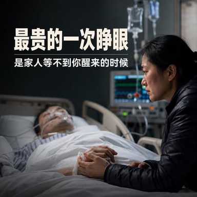 最贵的一次睁眼，是家人等不到你醒来的时候