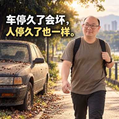 车停久了会坏，人停久了也一样