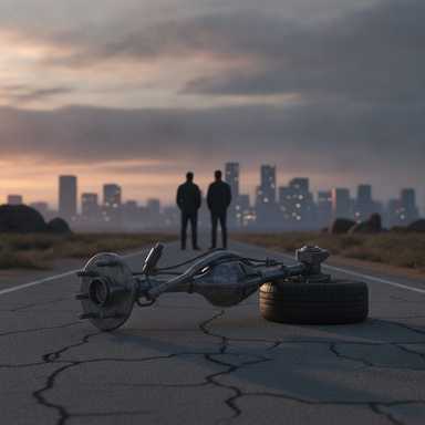 When the WHEELS FALL OFF, The Question must GET HARDER