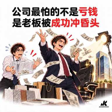 公司没钱的时候,老板通常都很清醒。