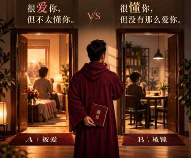 很爱你,却不太懂你;很懂你,却没有那么爱你