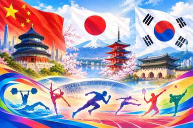 为什么亚运会奖牌榜前三总是中日韩?