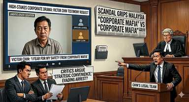 Corporate Mafia Storm: Victor Chin Seeks Virtual Trial Amid Safety Fears and Legal Firestorm