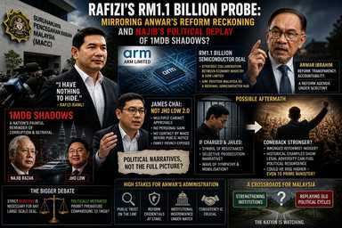 OPINION | Rafizi's RM1.1 Billion Probe: Mirroring Anwar's Reform Reckoning and Najib's Political Replay of 1MDB Shadows?