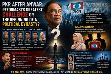 OPINION | PKR After Anwar: Reformasi’s Greatest Challenge or the Beginning of a Political Dynasty?