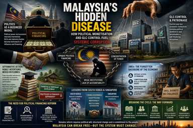 OPINION | Malaysia's Hidden Disease: How Political Monetisation and GLC Control Fuel Systemic Corruption