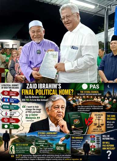 OPINION | Zaid Ibrahim's Final Political Home? Can He Reform PAS or Will PAS Reform Him Instead?
