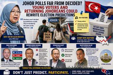 Johor Polls Far From Decided? Young Voters and Returning Johoreans Could Rewrite Election Predictions