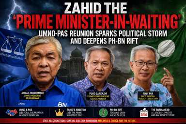 Zahid the 'Prime Minister-in-Waiting': UMNO-PAS Reunion Sparks Political Storm and Deepens PH-BN Rift