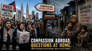 OPINION | The Selective Boundary of Compassion: Why Palestine Unites Malays While the Rohingya Divide It