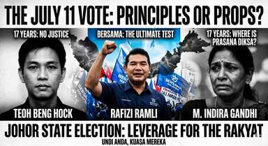 OPINION | The 17-Year Scars: Will Bersama Treat Teoh Beng Hock and Indira Gandhi as Principles or Just Props?