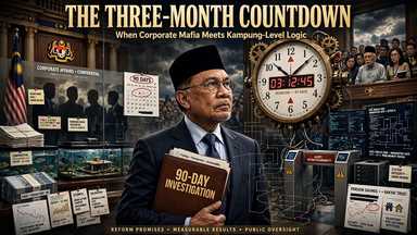 OPINION | The Three-Month Countdown: When "Corporate Mafia" Meets Kampung-Level Logic