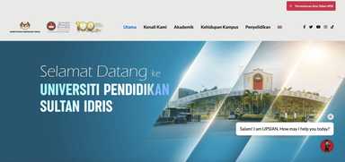 UPSI lancar laman web rasmi baharu perkasa transformasi digital