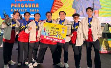 Budiman UPSI Band juara Battle of the Band Festival Pengguna CONFEST 2026