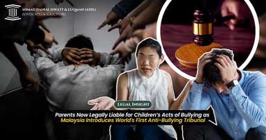 Parents Now Legally Liable for Children’s Acts of Bullying as Malaysia Introduces World's First Anti-Bullying Tribunal