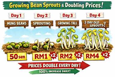 My Taugeh has gone up 100%.