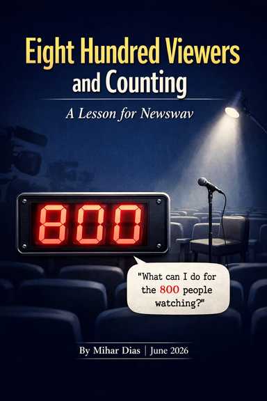 Eight Hundred Viewers and Counting: A Lesson for Newswav from Tom Hanks 
