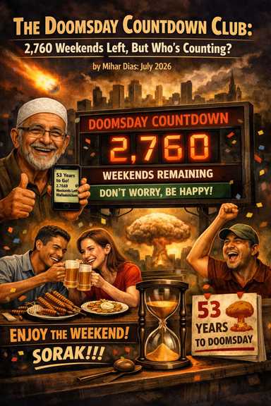 The Doomsday Countdown Club: 2,760 Weekends Left