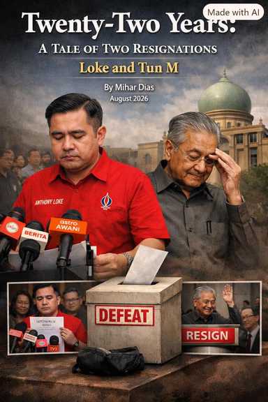 Twenty Two Years: A Tale of Two Resignations; Loke and Tun M