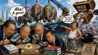 OPINION | Kuman Nampak, Gajah Dijual: Duit Entah Mana.